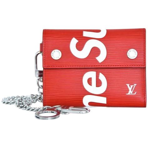 supreme x louis vuitton chain wallet replica|louis vuitton x supreme outlet.